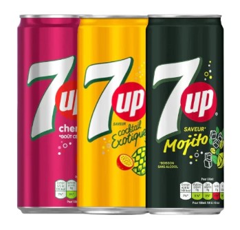 7 Up Exotiques - Canettes