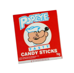 Bâtonnets de bonbons Popeye